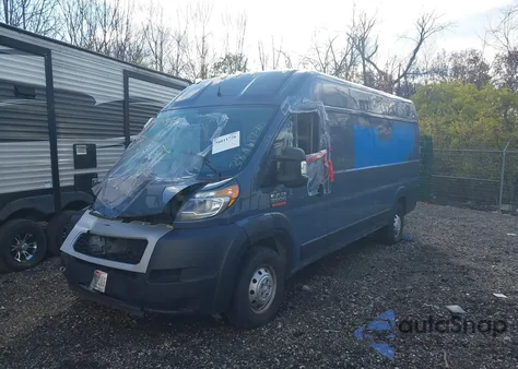 2020 Ram Promaster 3500 Cargo Van High Roof 159 Wb Ext from USA, damaged, VIN 3C6URVJG4LE117695